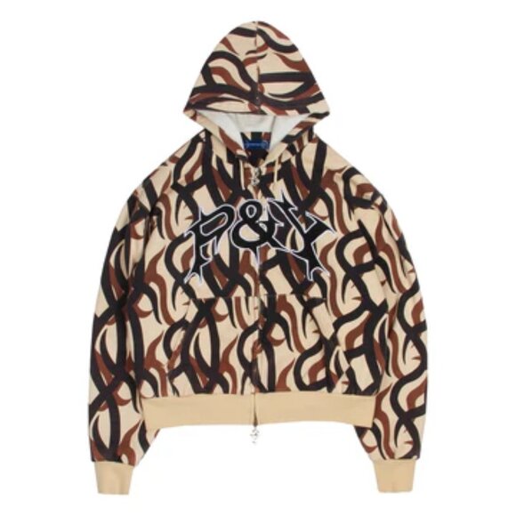 punkandyo | Shirts | Punkandyo Double Zipup Camo Hoodie Xl | Poshmark